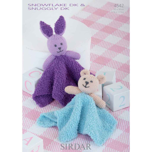 Comforters Knitting Pattern | Sirdar Snuggly Snowflake DK and Snuggly DK 4542 | Digital Download - Main Image