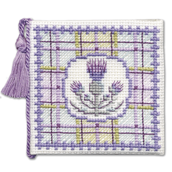 Textile Heritage | Cross Stitch Kits | Needle Cases | Taqrtan Thistles