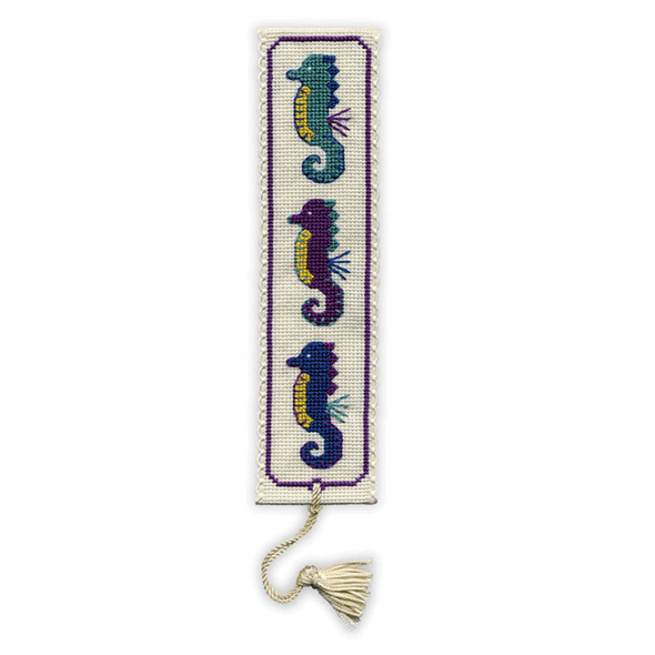  Textile Heritage | Cross Stitch Kits | Bookmarks | Seahorses