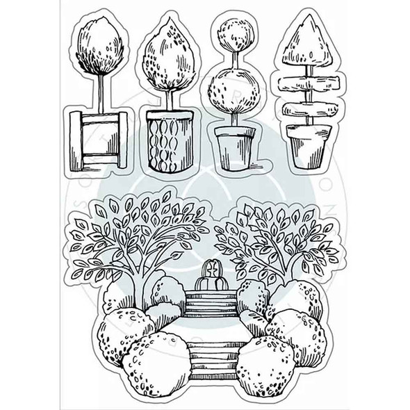 Topiary Stamp Set