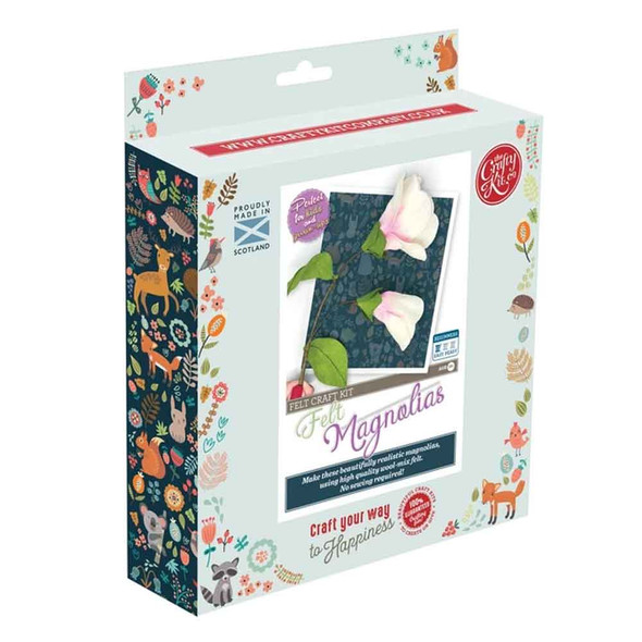 The Crafty Kit Company Felt Magnolia Craft Kit