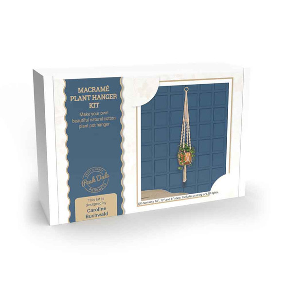 Peak Dale Macrame Plant Hanging Kit, Build your own Beautiful Cotton Plant Hanging