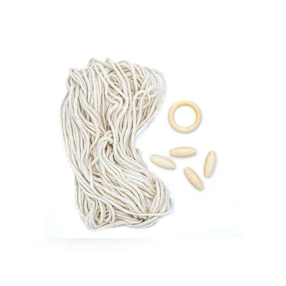 Peak Dale Macrame Plant Hanging Kit, Build your own Beautiful Cotton Plant Hanging