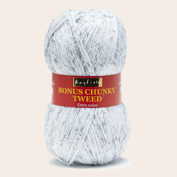 Sirdar Hayfield Bonus Chunky Tweed Knitting Yarn, 100g Balls | 100 Sandstorm