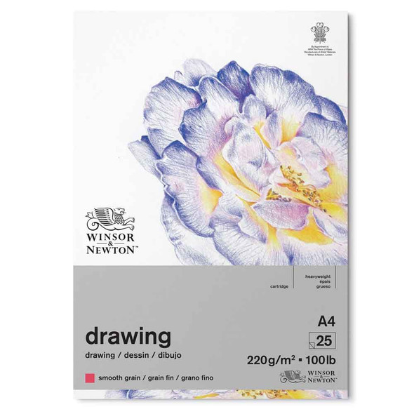 Winsor & Newton Smooth Surface Gummed Drawing Pad | A4 | 220gsm - Main Image