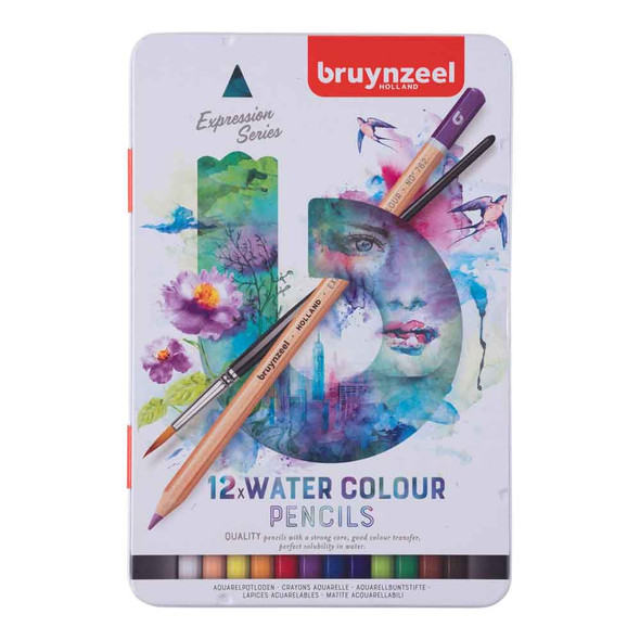 Bruynzeel | Expressions Watercolour Pencils | 12pk - Main Image