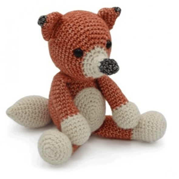 HardiCraft Splinter Fox D.I.Y Crochet Kit using Scheepies Stone Washed Yarn