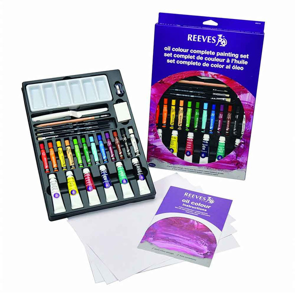 Reeves Oil Colour Complete Painting Set | 30pc pack