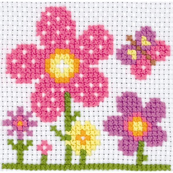 1st Kit Counted Cross Stitch | Anchor Threads | Sarah Flowers