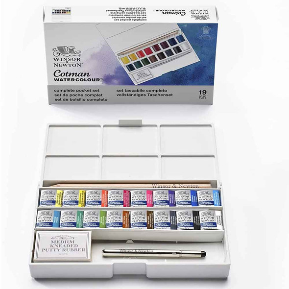 Winsor & Newton CWC Deluxe Sketchers Pocket Box - Main Image