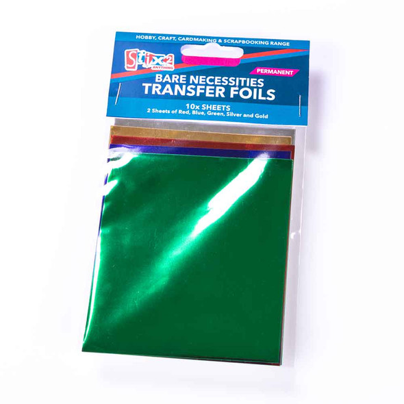 Transfer Foils | Bear Essentials | 10 Sheets | Stix2