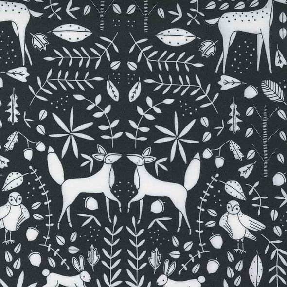 Nocturnal Gingiber Moda Fabric | 48334-12 Fauna Night