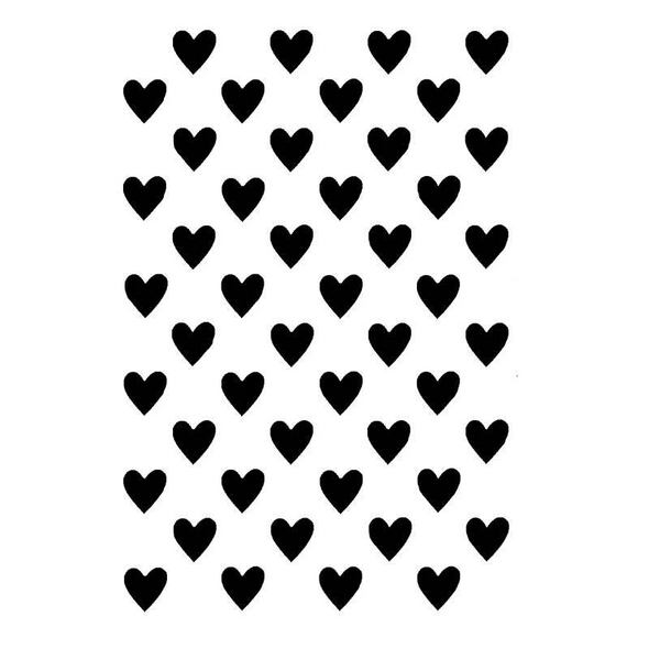 Woodware | Clear Stamp | Mini Heart Background