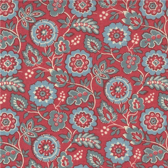 La Vie Boheme | French General | Moda Fabrics | 13903-11 | Florals French Red 