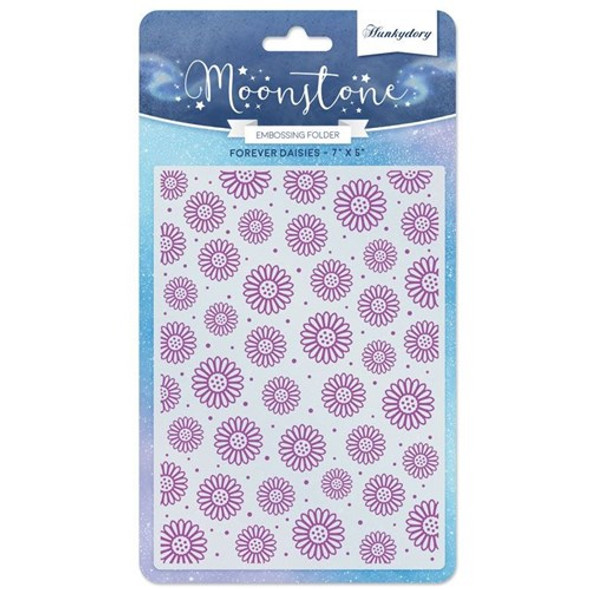 Forever Daisies | Moonstone Embossing Folder | 7" x 5" | Hunkydory 