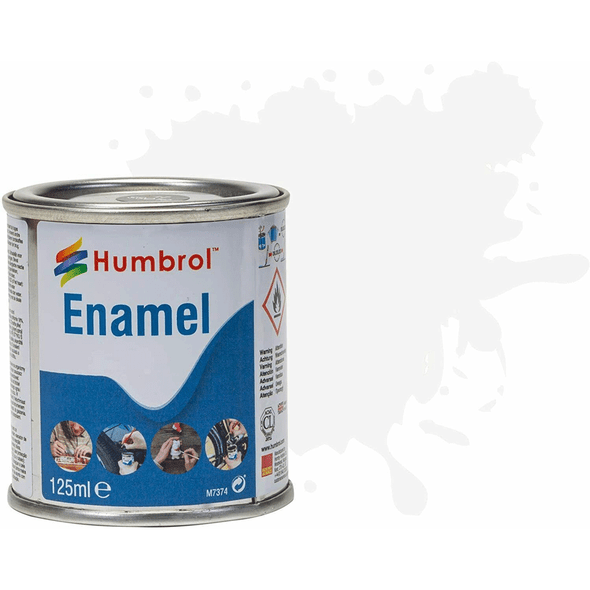 Humbrol Enamel Paint | 125ml Tins - White 22