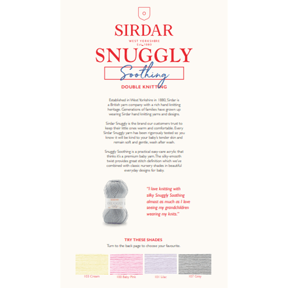 Baby Girl's Cardigan Crochet Pattern | Sirdar Snuggly Soothing DK 5316 | Digital Download