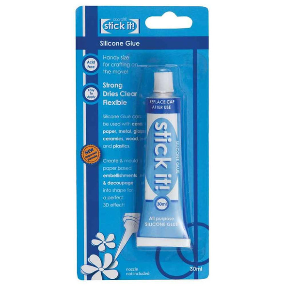 Silicone Glue | 30ml Tubes | stick it!
