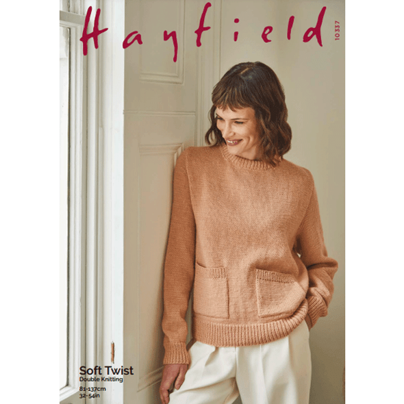 Ladies Sweater Knitting Pattern | Sirdar Hayfield Soft Twist 10337 | Digital Download - Main Image