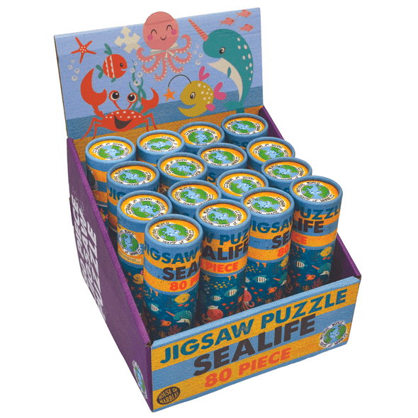 Sea Life | 80 Piece Jigsaw Puzzle | House of Marbles 