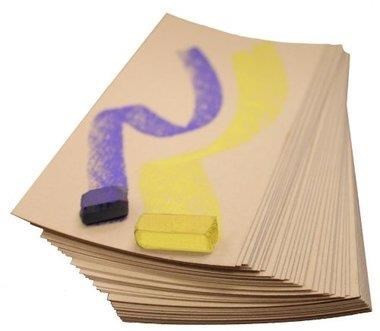 U-art Premium Graded Sanded Pastel Paper - 24" x 36" | Beige | Various Weights
