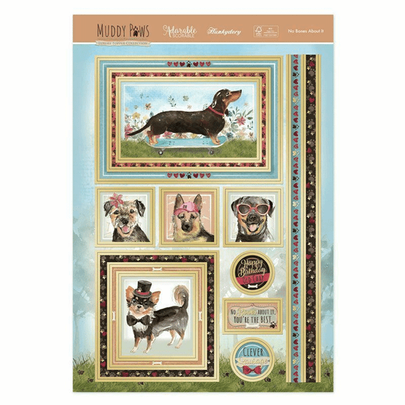 Hunkydory | No Bones About It Luxury Topper Set | Card Making