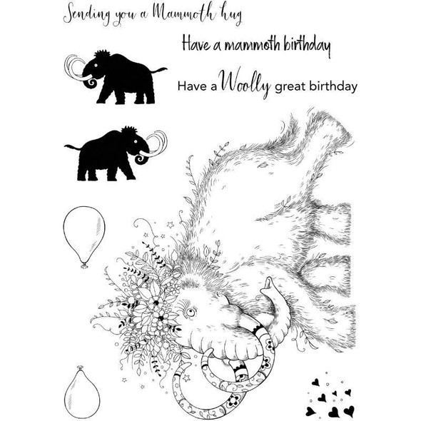 Creative Expressions | Stamp Set | Pink Ink Designs | Ice Age Series | Mammoth Hugs | Stamps