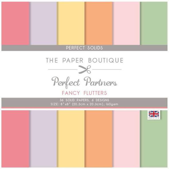 Perfect Partners, Fancy Flutters | Perfect Solids | The Paper Boutique