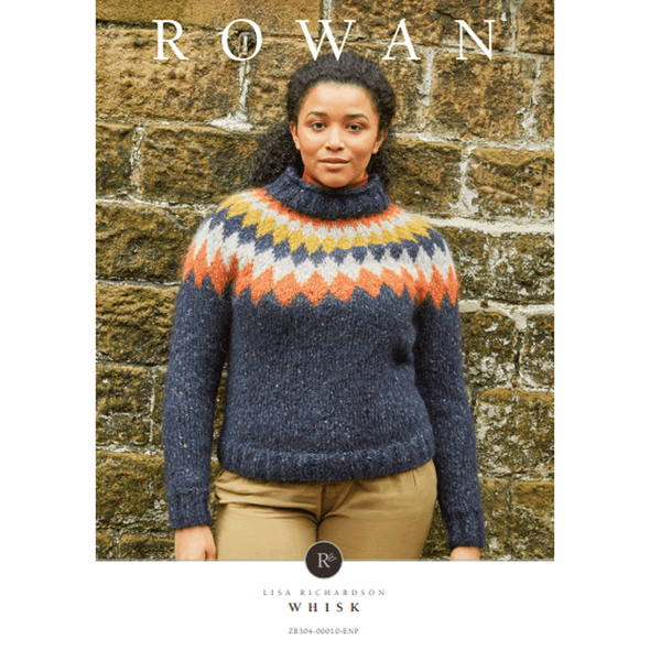 Rowan Ladies Whisk Sweater Knitting Pattern using Tweed Haze | Digital Download (ZB304-00010) (rowa-patt-ZB304-00010dd) - Main Image