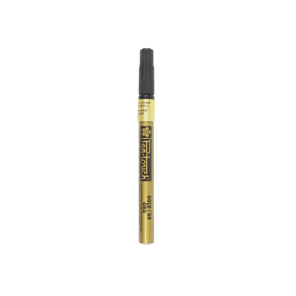 Sakura Pen-Touch Permanent Marker | Fine Tip | Gold