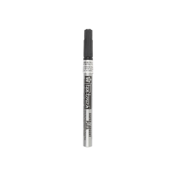 Sakura Pen-Touch Permanent Marker | Fine Tip | Silver