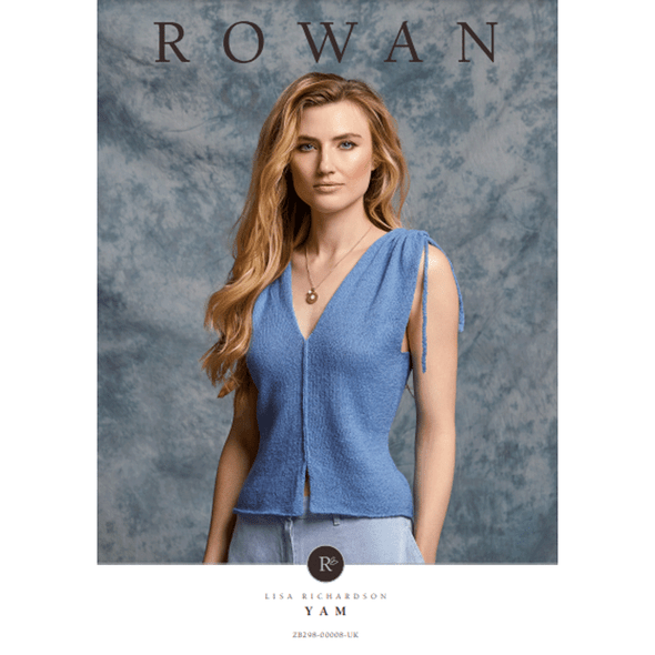 Rowan Women's Yam Sleeveless Top Knitting Pattern using Fine Lace | Digital Download (ZB298-00008) (rowa-patt-ZB298-00008dd) - Main Image