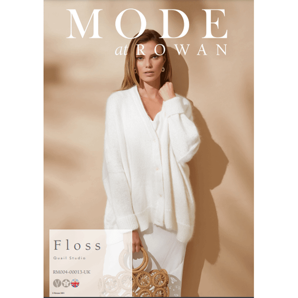 Rowan Ladies Floss Cardigan Knitting Pattern using Kidsilk Haze And Summerlite 4 Ply | Digital Download (RM004-00013) (rowa-patt-RM004-00013dd) - Main Image
