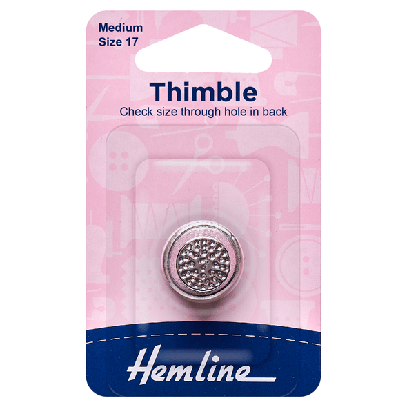 Metal Thimbles | Hemline | Small - Size 16