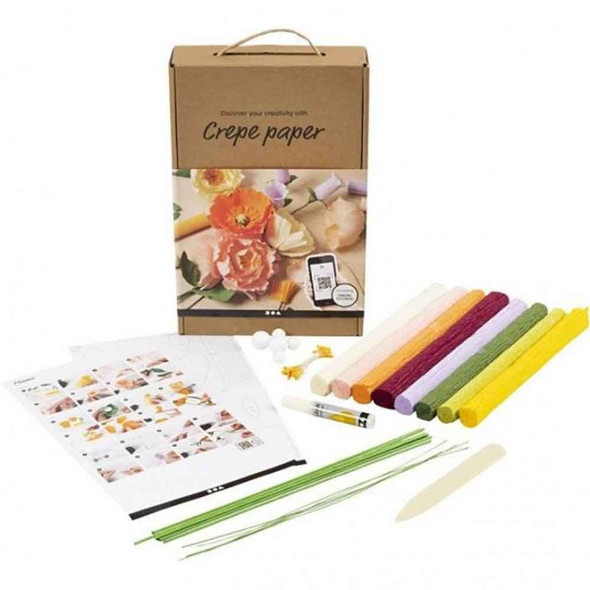 Discover your Creativity | Crepe Paper Flower Kit | Creativ - Main 1