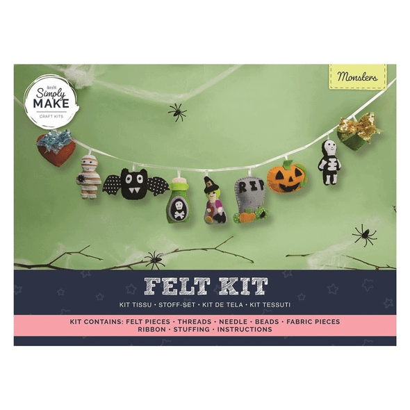 Felt Garland Kit - Monsters | Simply Make - Main Image