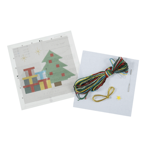 Stitch Your Own Cross Stitch | Tree with Presents | Trimits 