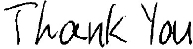 Scribbled Thank You Wooden Stamp | Inca Stamp (7009B-TY)