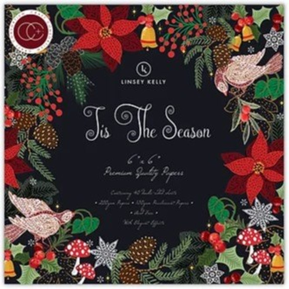 Craft Consortium | Tis the Season | Linsey Kelly | Premium Paper Pad | 6" x 6" | Cover