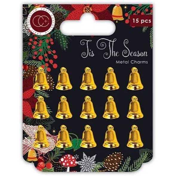 Craft Consortium | Tis the Season | Linsey Kelly | Metal Charms, Gold Bells