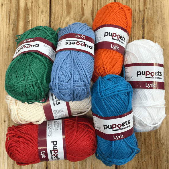 Puppets Lyric Crochet & Knitting Cotton | 8ply / Dk | Various Colours | 50g balls | Main Image