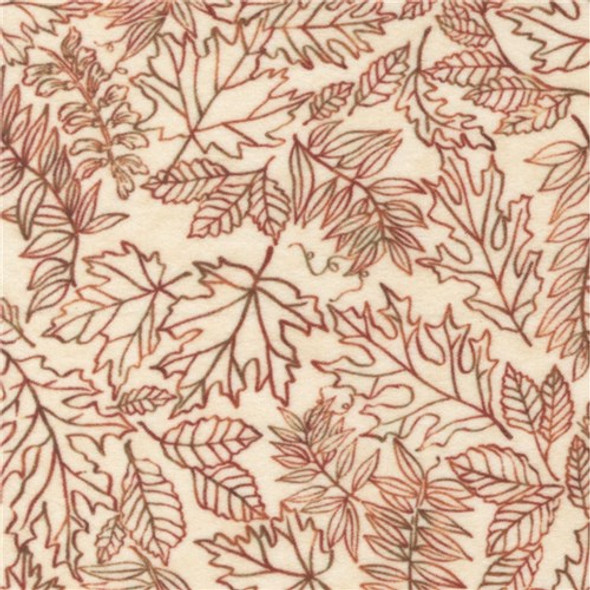 Fall Melody Flannel | Holly Taylor | Moda Fabrics | 6904-11F | Forest Floor, Cream