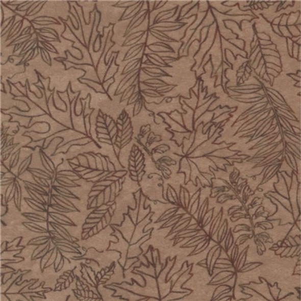 Fall Melody Flannel | Holly Taylor | Moda Fabrics | 6904-17F | Forest Floor, Tawny