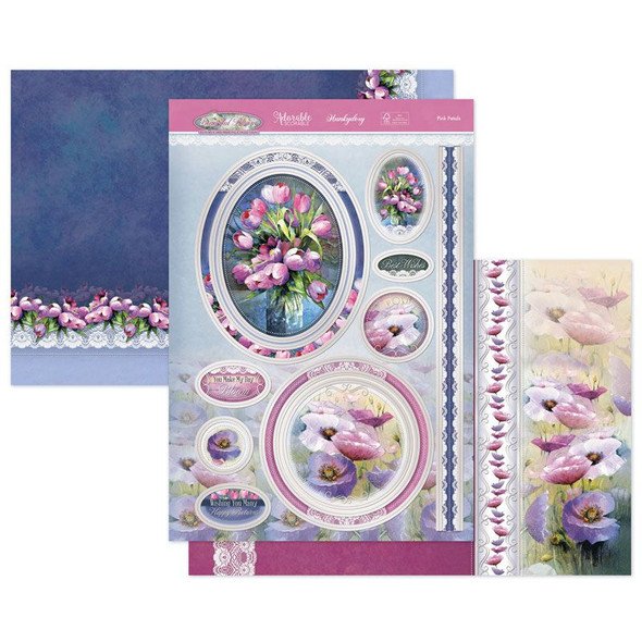 Pink Petals | Luxury Topper Set | Beautiful Blooms | Hunkydory | Set