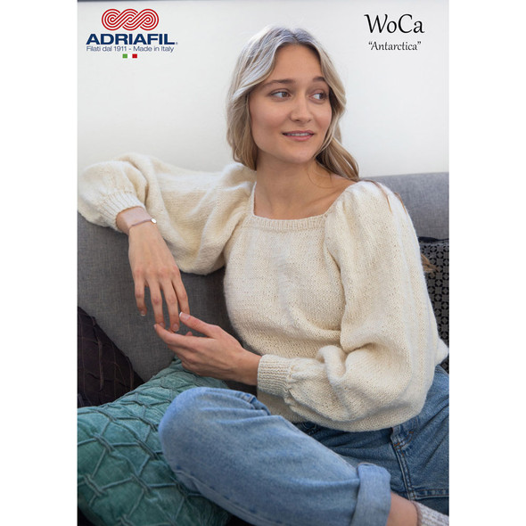 Antarctica Pullover/Tops Knitting Pattern, Adriafil WoCa DK | Digital Download