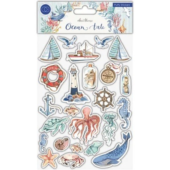 Ocean Tale | Clare Therese Gray | Craft Consortium | Puffy Stickers