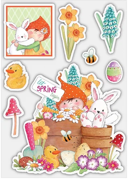 Let Spring Begin | Helz Cuppleditch | Craft Consortium | Stamp Set | Let Spring Begin