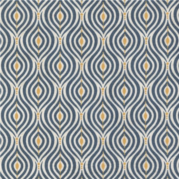 Nutmeg | BasicGrey | Moda Fabrics | 30703-12 | Geometric Apple Cores, Evening