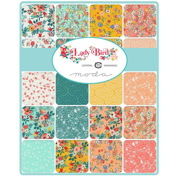 Lady Bird | Crystal Manning | Moda Fabrics | 11870PP | Charm Pack