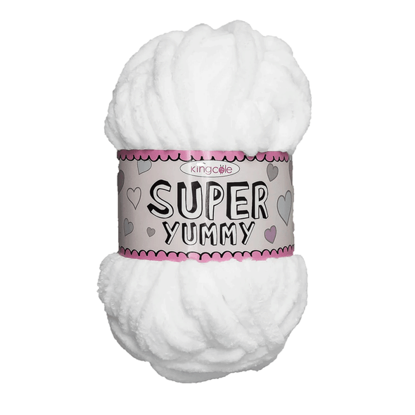 King Cole Super Yummy Chenille Knitting Yarn, 100g Balls | Various Shades - Main Image